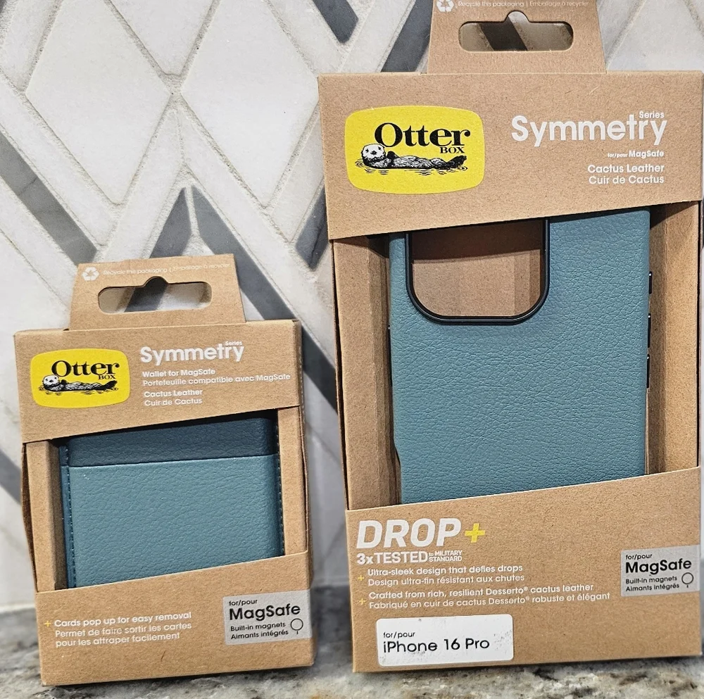 Otterbox iPhone 16 Pro Case + Wallet Sagebrush LOT desserto cactus leather NEW - Picture 5 of 10